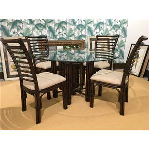 Bassett Mirror Pan Pacific Logan Dining Table